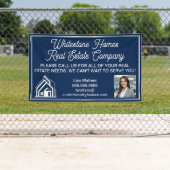 Custom Navy Blue Real Estate Company Marketing Banner (Insitu)