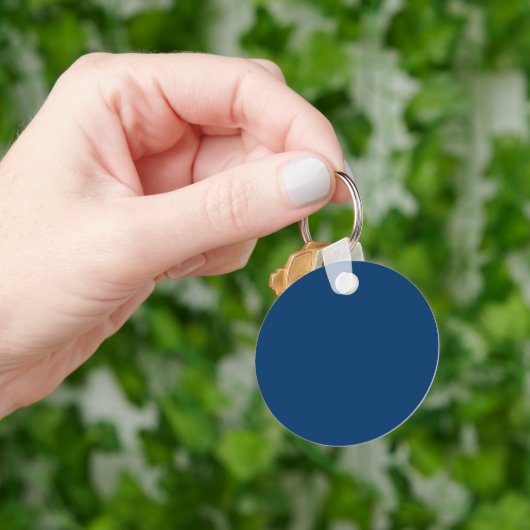 Custom Navy Blue Schlüsselanhänger - Bulk Orders (Hand)