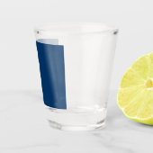 Custom Navy Blue Shot Glass - Bulk Orders Schnapsglas (Rechts)