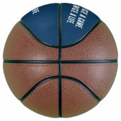 Custom Navy Blue White Danke Coach Basketball (Rechts)