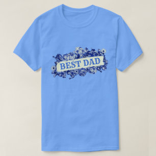 Custom Navy Vintag Vatertag Liebe Sie Vater T-Shirt