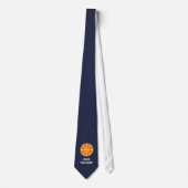Custom neck tie gift for basketball coach krawatte (Vorderseite)