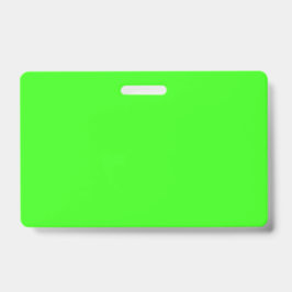 Custom Neon Green Badge – Bold ID Tag Ausweis