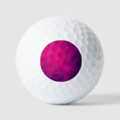 Custom Neon Pink Gradient Golf Ball (Vorderseite)