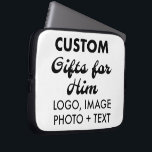 Custom Neopren 10" Gehäuse für den Laptop-Sleeve Laptopschutzhülle<br><div class="desc">Maßgeschneiderte personalisierte Neopren 10" Laptop Sleeve Cover Case, leichtgewichtig und wasserbeständig mit Top Load Zip (erhältlich für 10", 13" und 15" Laptops). Laden Sie Logo, Foto, Bild, Design und fügen Sie Ihren eigenen Text zu Ihrem eigenen personalisierten Geburtstag, Weihnachten, Vatertag, Valentinstag Feier, Bürogeschenke für ihn (Mann, Männer, Mann, Freund, Vater,...</div>
