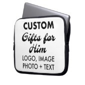 Custom Neopren 10" Gehäuse für den Laptop-Sleeve Laptopschutzhülle (Vorderseite Links)