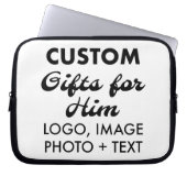 Custom Neopren 10" Gehäuse für den Laptop-Sleeve Laptopschutzhülle (Vorderseite)