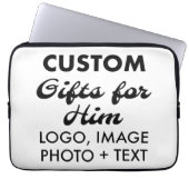 Custom Neopren 13" Gehäuse für den Laptop-Sleeve Laptopschutzhülle (Vorderseite)