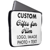 Custom Neopren 15" Laptop Sleeve Cover Case (Vorne Rechts)