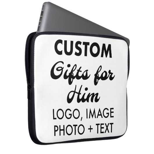 Custom Neopren 15" Laptop Sleeve Cover Case (Vorne Rechts)