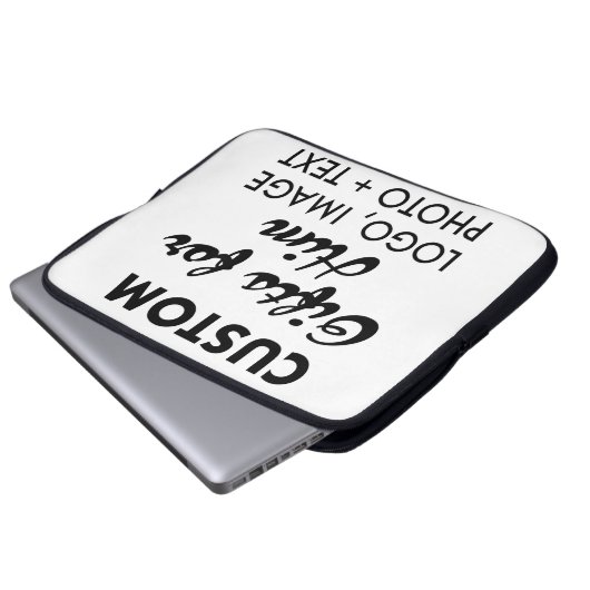 Custom Neopren 15" Laptop Sleeve Cover Case (Vorne Knopf)