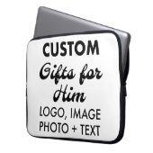 Custom Neopren 15" Laptop Sleeve Cover Case (Vorderseite Links)