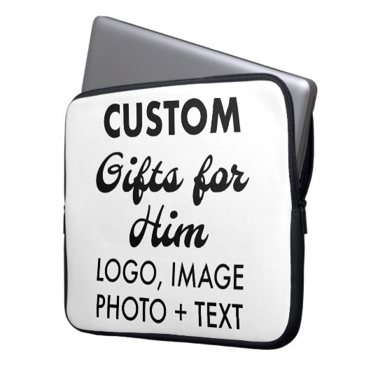 Custom Neopren 15" Laptop Sleeve Cover Case (Vorderseite Links)