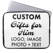 Custom Neopren 15" Laptop Sleeve Cover Case (Vorderseite)