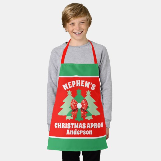 Custom Nephews Weihnachtsgeschenk Schürze (Getragen)