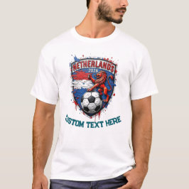 Custom Netherlands National Soccer Football Fan T-Shirt