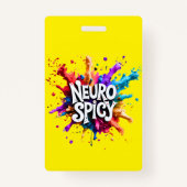 Custom NEUROSPICY learning disability emergency  Ausweis (Vorderseite)