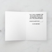 Custom New Baby Boy Gratulations Card Karte (Innenseite)