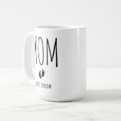 Custom New Baby Reveal Mug Gift for Mom and Dad Kaffeetasse (Vorderseite Links)