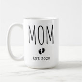 Custom New Baby Reveal Mug Gift for Mom and Dad Kaffeetasse (Links)