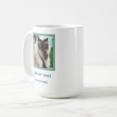 Custom New Cat Dad Mug | Pet Photo Gift Kaffeetasse (Vorderseite Links)