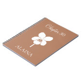 Custom New Chapter Violet February Birth Flower Notizblock (Linke Seite)