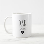 Custom New Dad Kaffeetasse (Links)