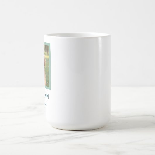 Custom New Dog Dad Mug | Pet Photo & Name Gift Kaffeetasse (Mittel)