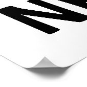 Custom New Jersey Staat Poster (Ecke)