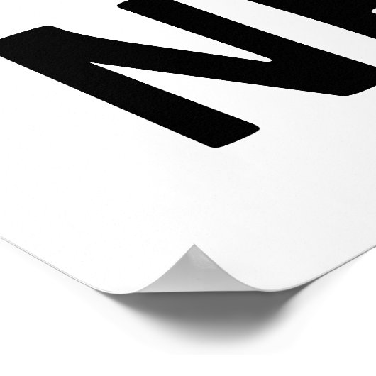 Custom New Jersey Staat Poster (Ecke)