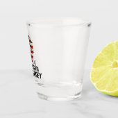 Custom New Jersey Staat Shot Glass Schnapsglas (Rechts)
