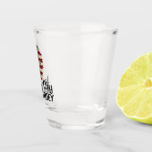 Custom New Jersey Staat Shot Glass Schnapsglas (Rechts)