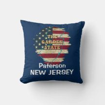 Custom New Jersey Staat Throw Kissen