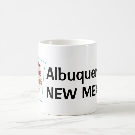 Custom New Mexico Staat Kaffeetasse (Mittel)