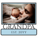 Custom New Opa Est. Fotoskulptur<br><div class="desc">Personalisierte Custom New Opa zu Opa Est Erste Vatertag Geschenke werden!</div>