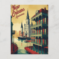 Custom New Orleans Louisiana Vintag