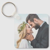 Custom New Wedding Foto Schlüsselanhänger (Vorderseite)