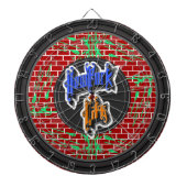 Custom New York City Dartscheibe (vorne)