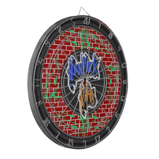 Custom New York City Dartscheibe (Vorderseite Links)