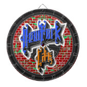 Custom New York City Dartscheibe (vorne)