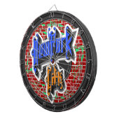 Custom New York City Dartscheibe (Vorderseite rechts)