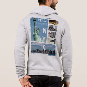 Custom New York City Liberty Statue Nyc Manhattan Hoodie