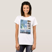 Custom New York City Manhattan Nyc Liberty Statue T-Shirt (Vorne ganz)