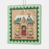 Custom New Zuhause Snowy House Weihnachtsschmuck (Links)