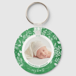 Custom Newborn Foto Schlüsselanhänger