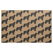 Custom Newfundland Dog Fabric Stoff (Fat Quarter (45,7 x 55,9 cm))