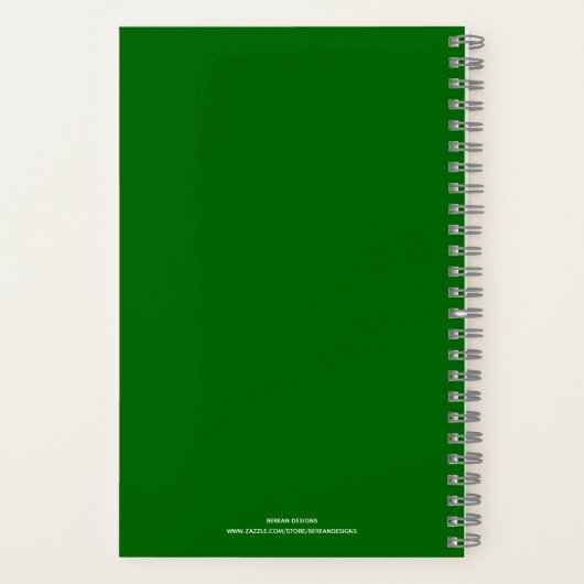 Custom NGUZO SABA 7 Principles Kwanzaa Journal Notizblock (Rückseite)