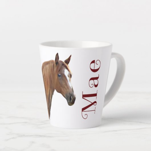 Custom Nicole - Mae 1 Latte-Tasse Milchtasse (Rechte Ecke)