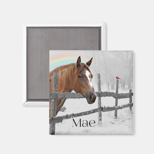 Custom Nicole - Mae 3 Magnet (Vorderseite/Rückseite)