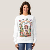 Custom Niece und Nephew ernennen den Garten der Gr Sweatshirt (Vorne ganz)